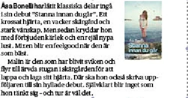 Stanna innan du går