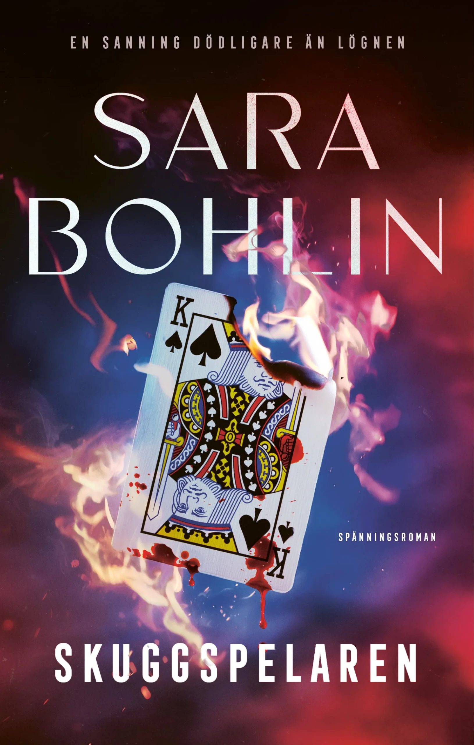 Omslag till "Skuggspelaren" av Sara Bohlin