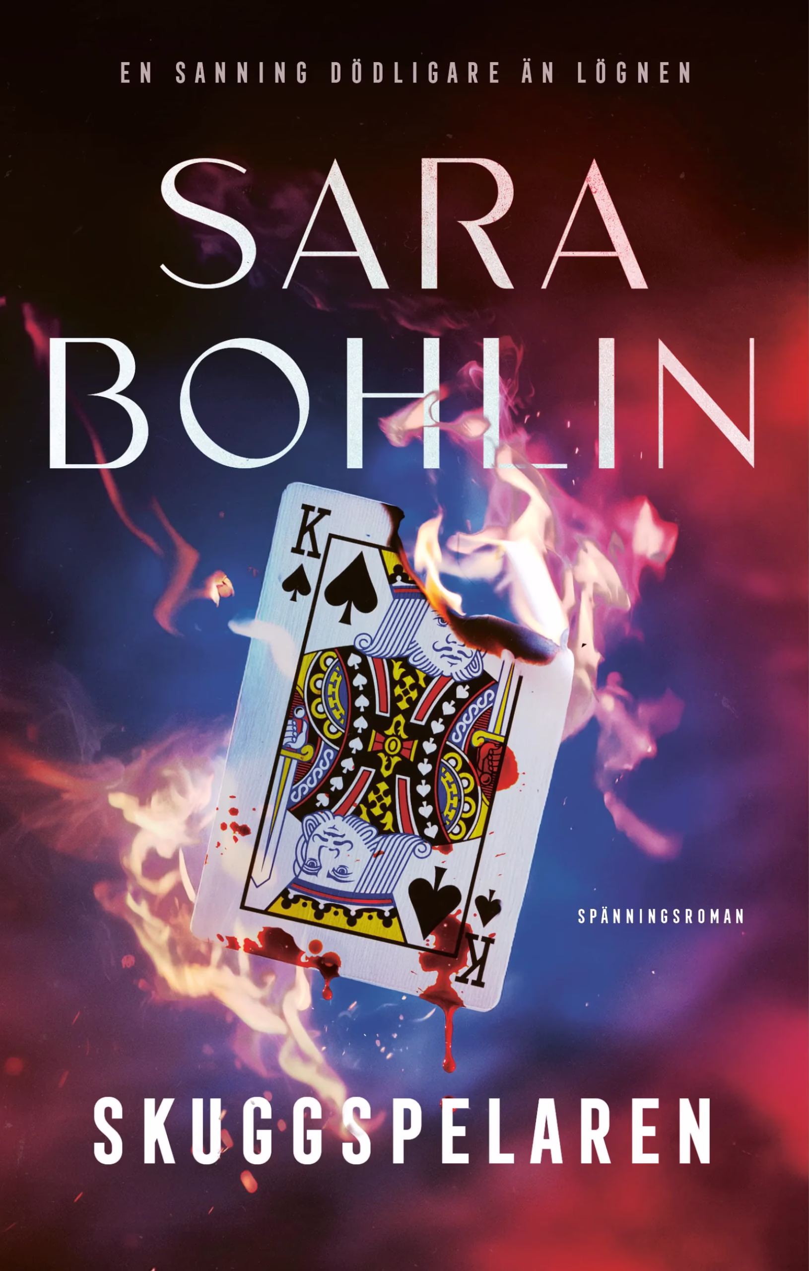 Omslag till "Skuggspelaren" av Sara Bohlin